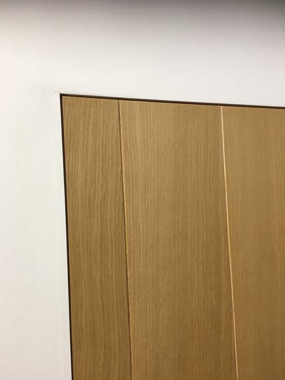 Binnendeur Xinnix X40 Kit + deurblad eik fineer planken 78x201.5cm