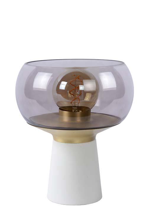 Lampe de table - 1xE27 - LED - Blanc
