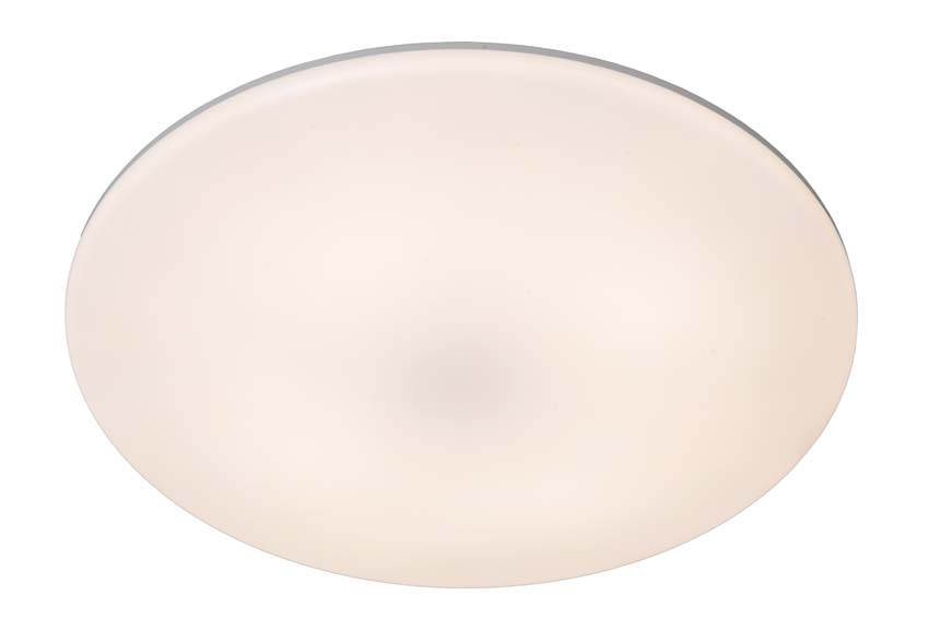 Lucide OLSON - Plafonnier - Ø 29 cm - LED Dim. - CCT - 1x24W 3000K/6500K - Opalin