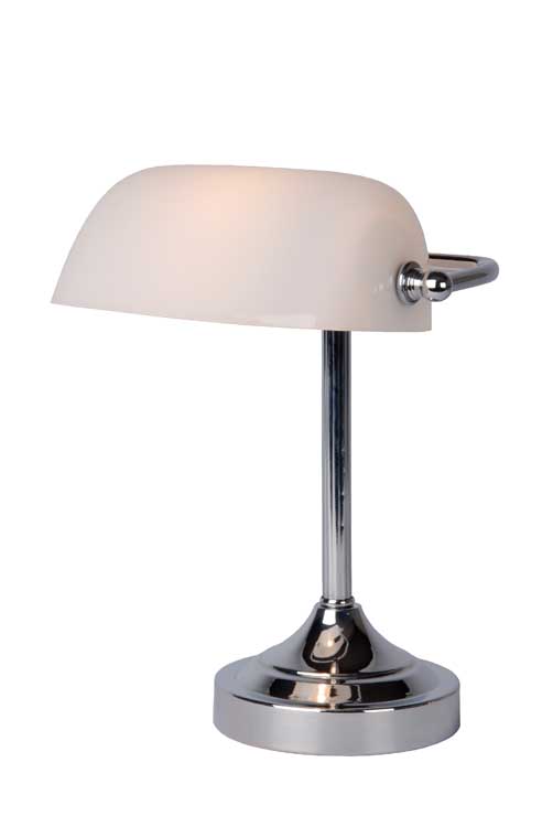 Lucide Banker - Bureaulamp - E14 - Chroom