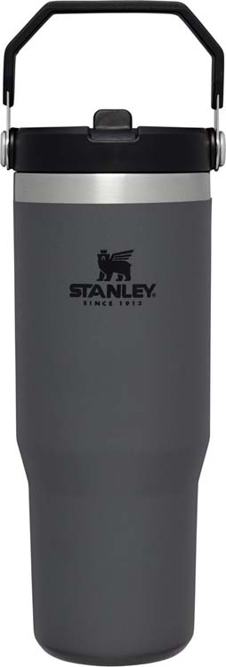 Stanley iceflow tumbler flip straw 0.89l charcoal