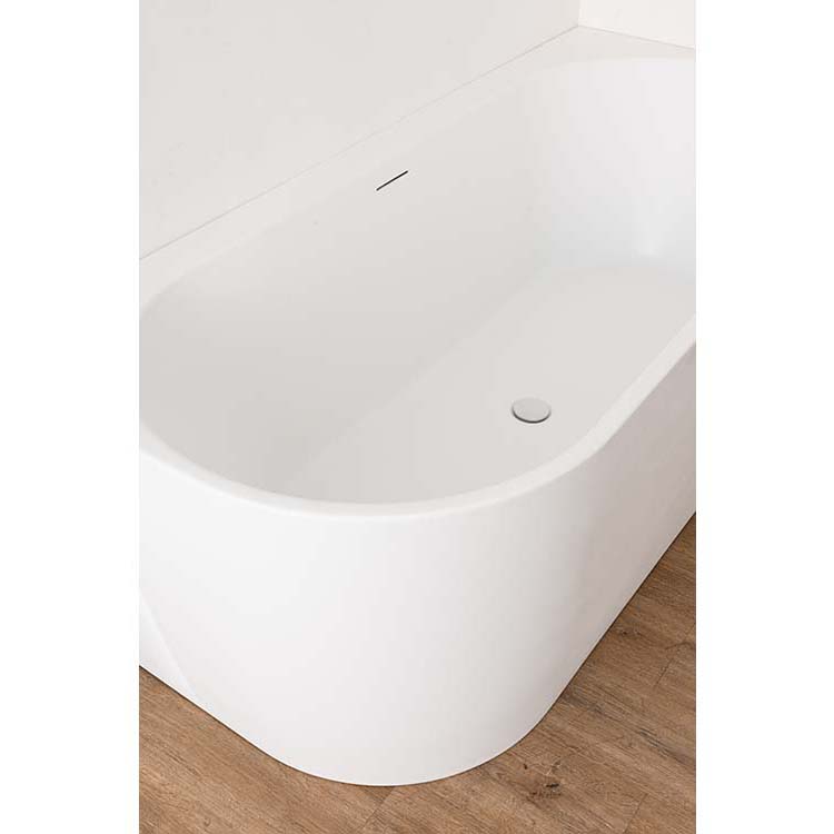 Baignoire d'angle Hero droit 180x80cm blanc mat