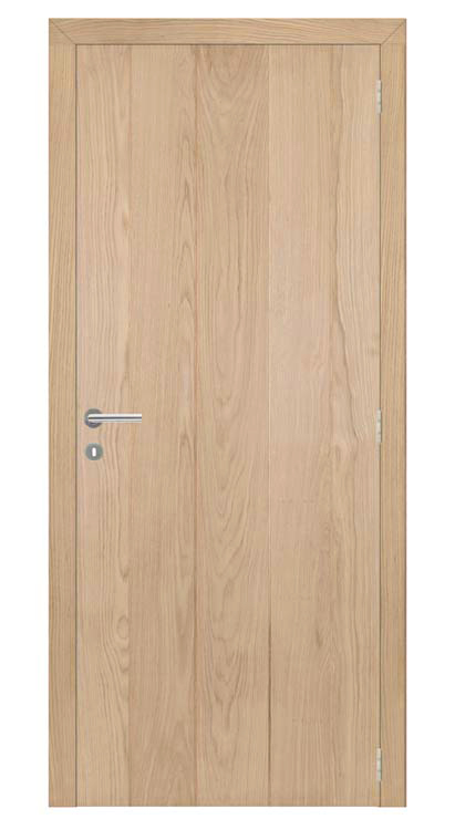 Complete deur Belves eik planken honingraat 63x201.5cm+kast 16.5cm
