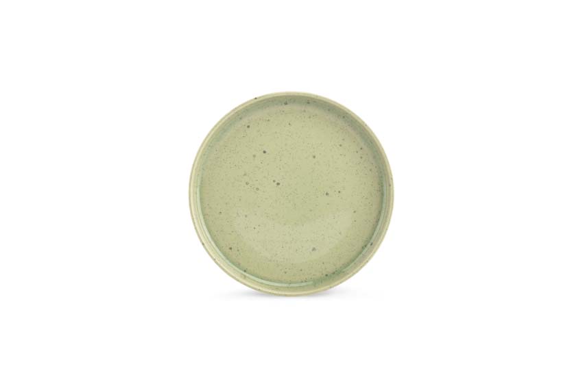 Assiette plate Blush sauge vert 22 x 2,5 cm