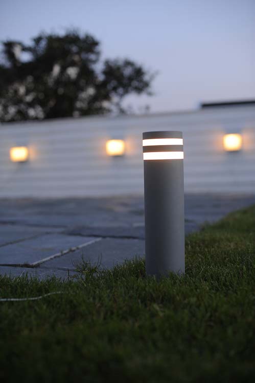 Buitenverlichting lantaarn donker grijs GU10 35W