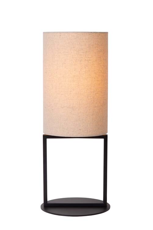 Lucide HERMAN - Lampe de table - Ø 20 cm - 1xE27 - Crème