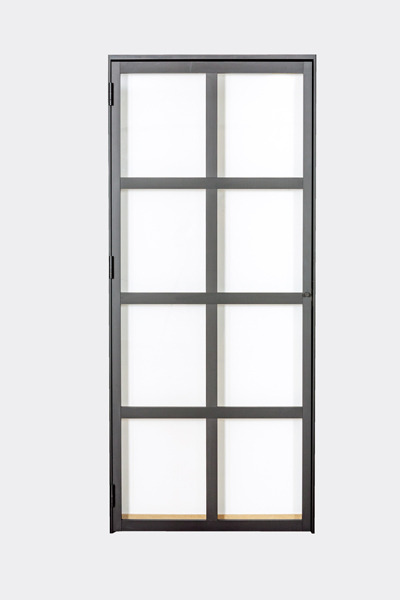 porte intérieure en métal Alu 8W Glass tily 880x2040 mm droite