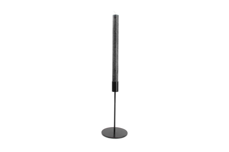 Chandelier Pillar noir métal H20 cm
