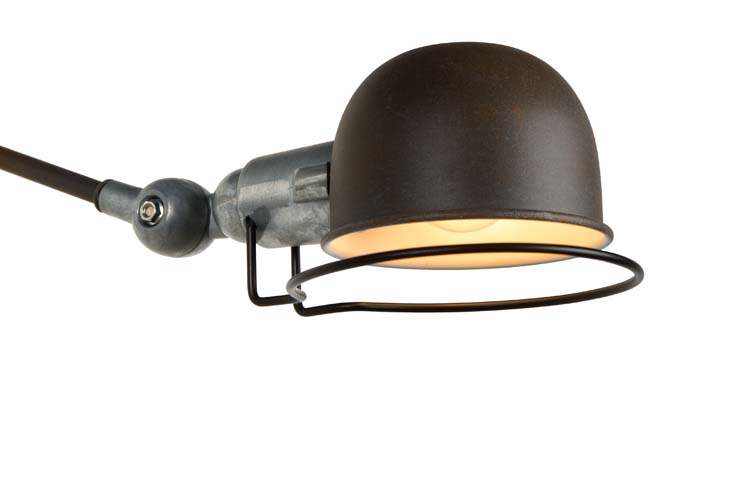 Lucide HONORE - Wandlamp - E14 - Roest bruin