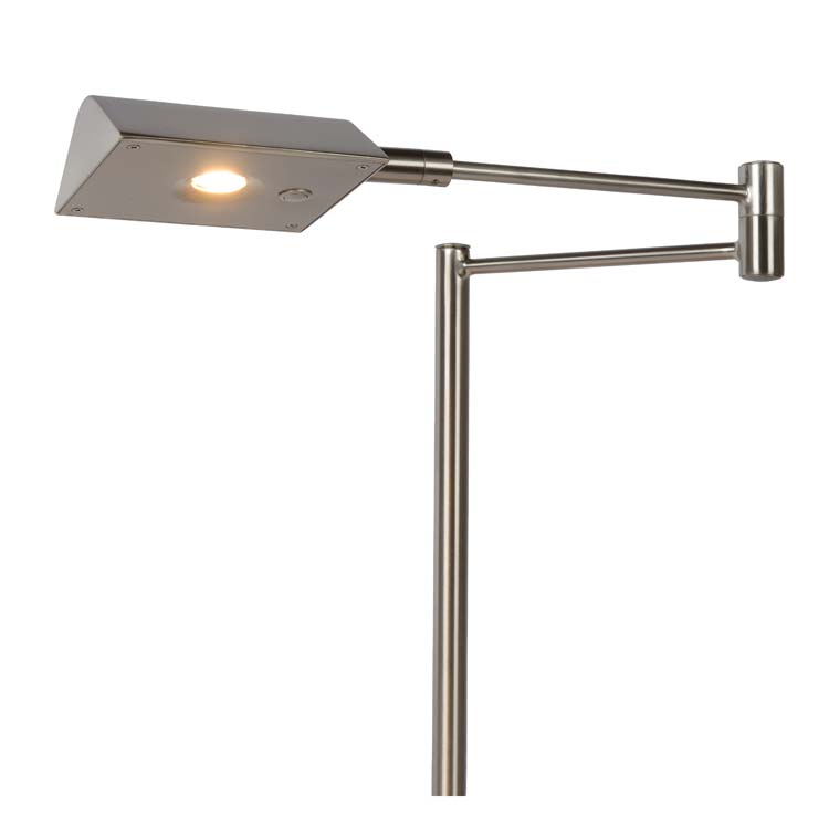 Bureaulamp - Ø 20 cm - LED Dimb. - 1x9W 3000K - Mat chroom