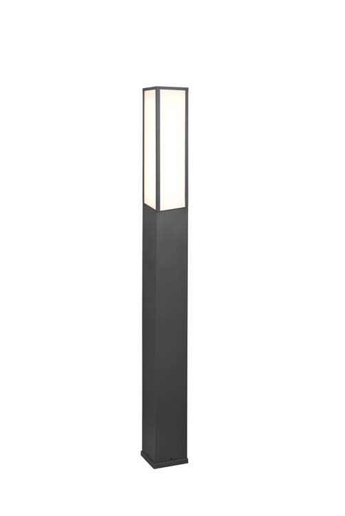 Buitenverlichting LED paal antraciet H155cm 18W 1800LM 3000KIP54