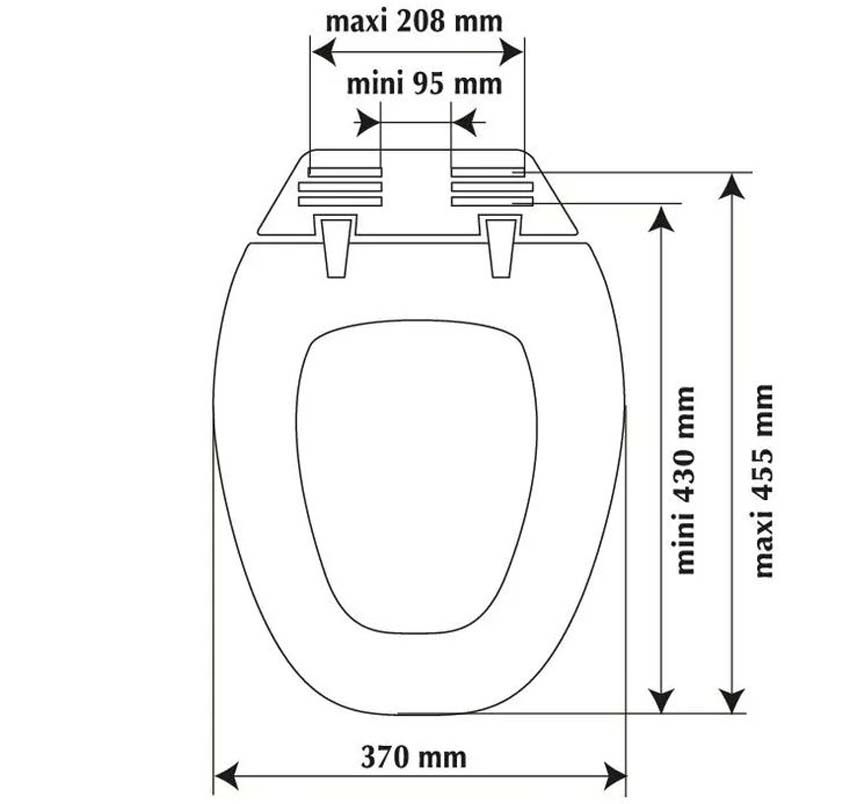 Wc-bril Atlas taupe softclose