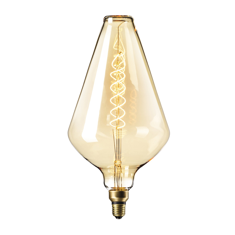 LED lampe gold E27 dimbaar