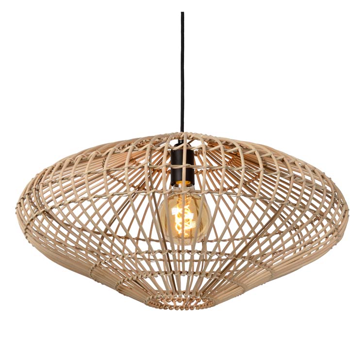 Lucide MAGALI - Suspension - Ø 56 cm - 1xE27 - Naturel