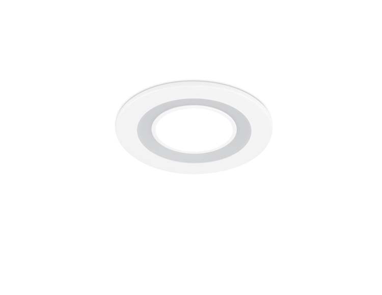 Spot encastré ronde blanc mate incl 1x5,5W LED/ 3000K/ 420Lm D8,2cm