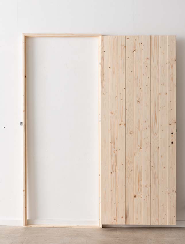 Porte extérieure en bois Codru L 845 x H 2060 mm G