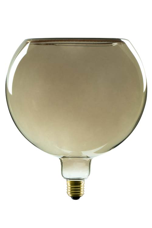 Led floating globe - Ø20 cm - E27 - 1x6W - Smokey grey
