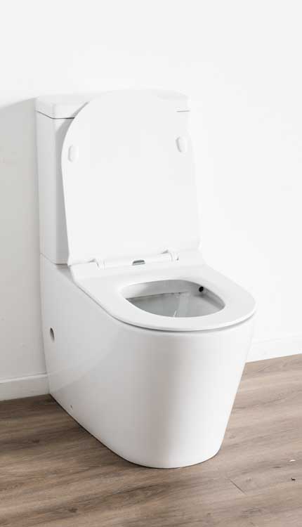 Toilette Gerok blanc avec Geberit rimless