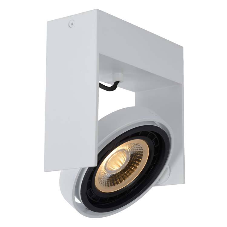 Plafondspot - LED Dim to warm - GU10 - 1x12W 3000K/2200K - Wit