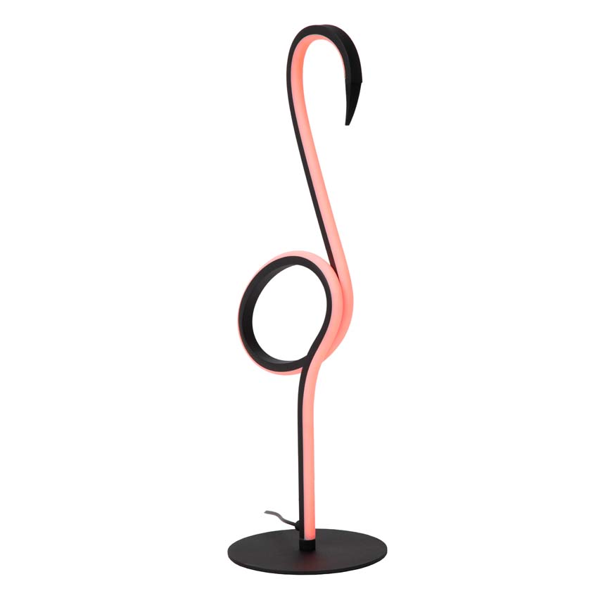 Lucide FLAMINGO - Lampe de table - LED Dim. - Rvb - Multicolor