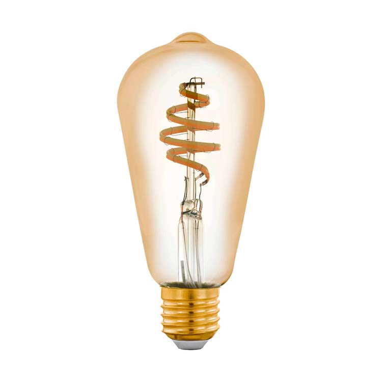 Lampe LED ambre CCT E27 ST64 5.5W