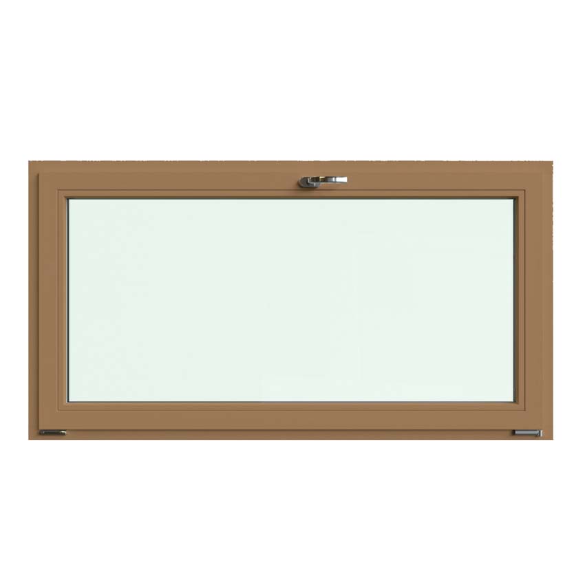 Fenêtre abbatant en bois Meranti Vardelux 68mm naturel 800 x 600 mm