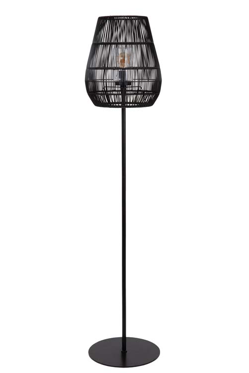 Lucide NERIDA - Lampadaire Extérieur - Ø 35 cm - 1xE27 - IP44 - Noir