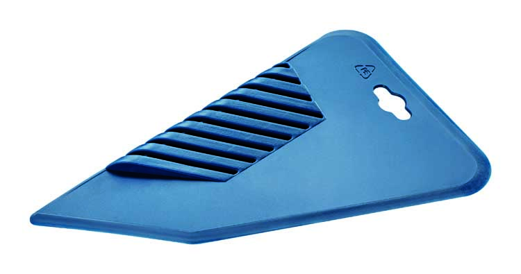 Aandrukspatel 28cm kunststof flexibel blauw