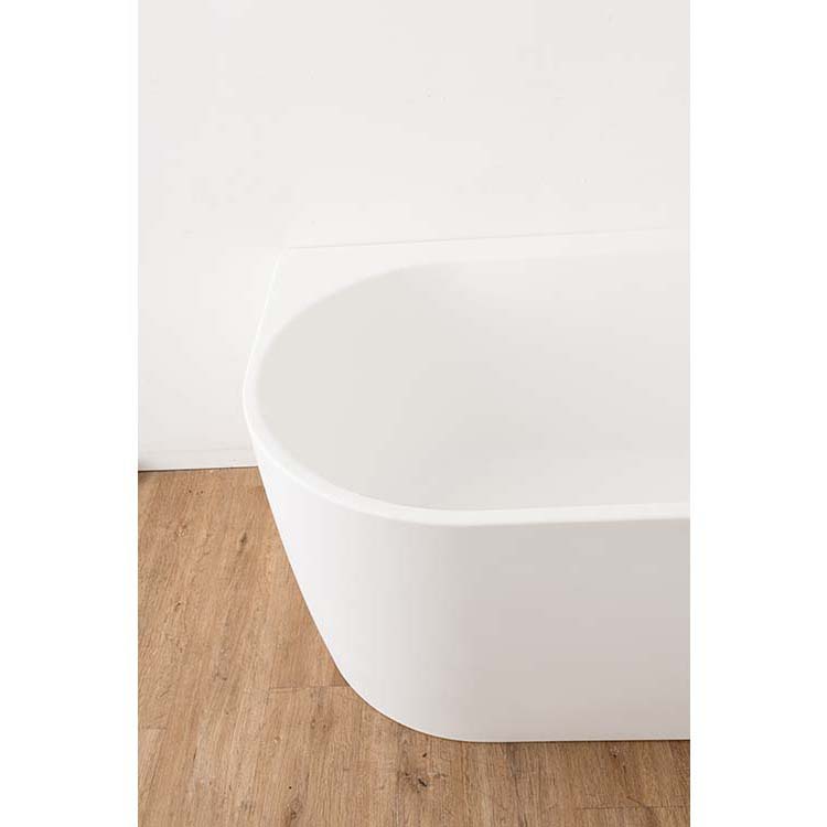 Baignoire d'angle Hero droit 180x80cm blanc mat