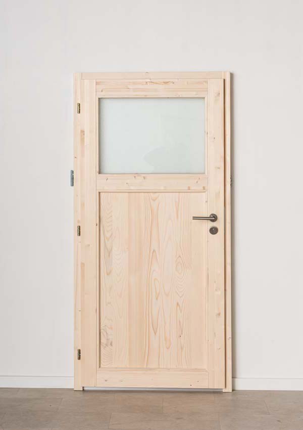 Porte extérieure en bois Sorin L 980 x H 1980 mm D