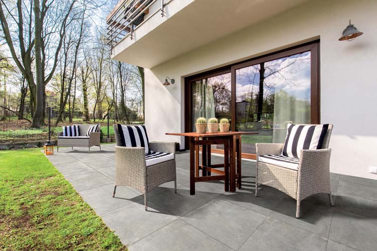 Dalle de terrasse Derby duo grey rt 60 x 60 x 2cm