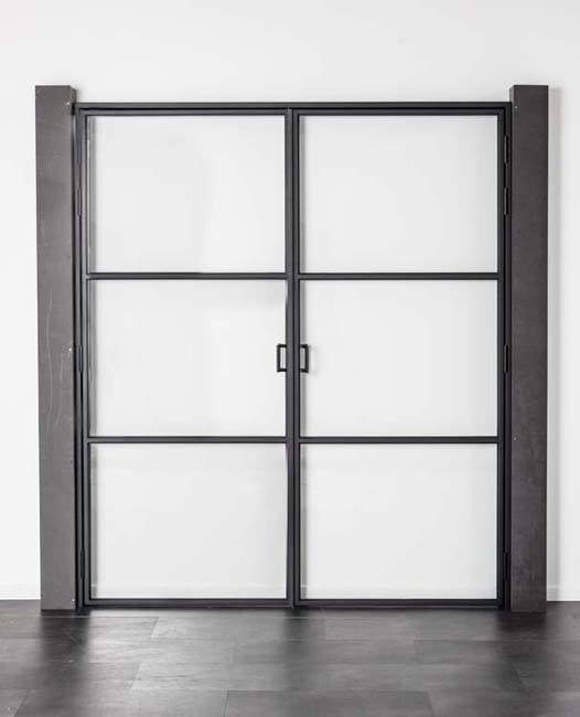 Porte intérieure 2x 3W Glass trixi 1760x2040mm droite