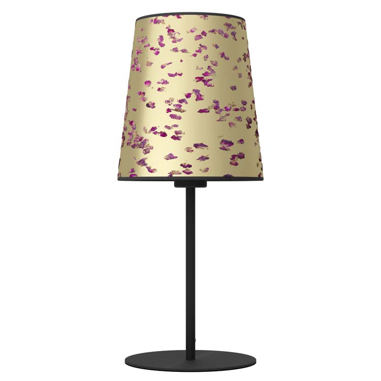 Lampe de table or-rose E27 H 47cm