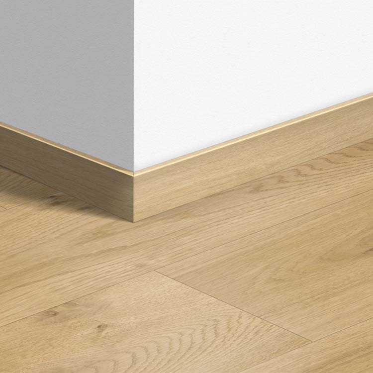 Plinthe standard Quick-Step vinyle Chêne flotté beige 2400 x 58 x 12 mm