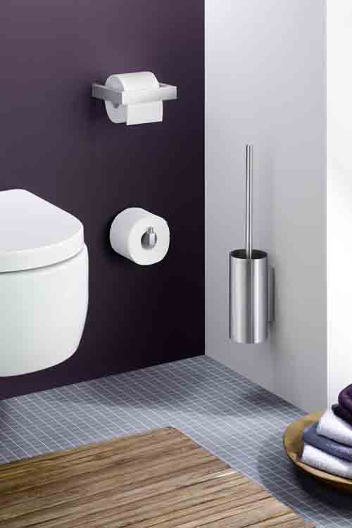 Zack Porte-rouleau de papier de toilette Linea mat D13 cm H4 cm