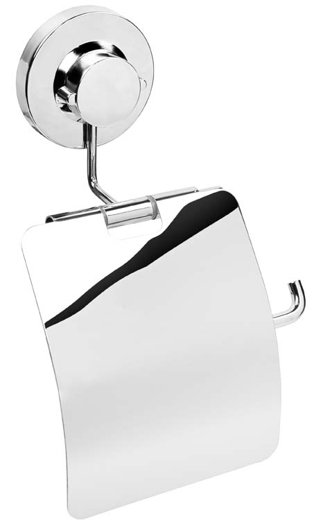 Porte-rouleau avec vanne 3-in-1 chrome