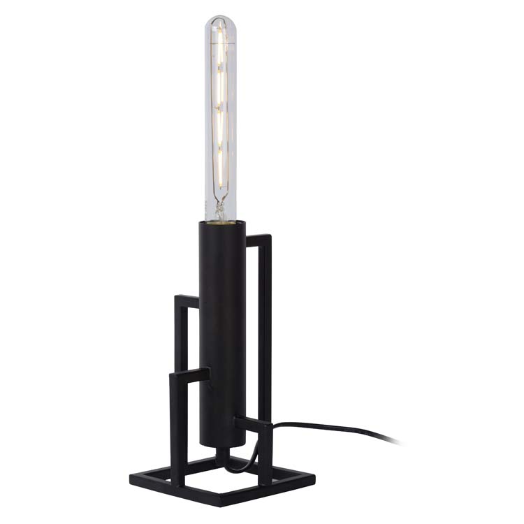 Lampe de table moderne - E27 - 40W - H25CM - Noir