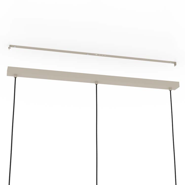 Hanglamp Roma 3xE27 zandkleur/beige