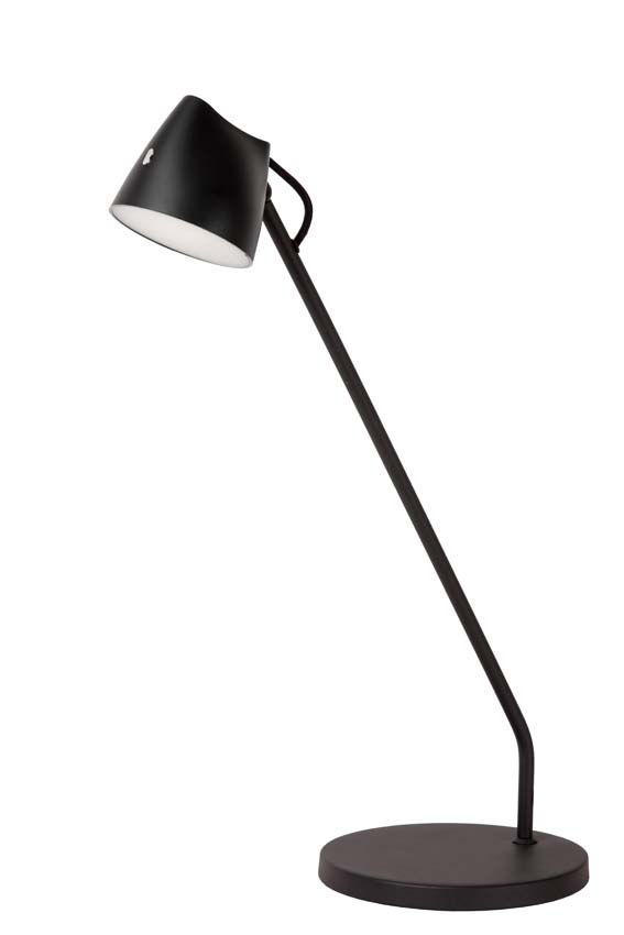 Lucide MILNE - Lampe de table - LED Dim. - 1x8W 2700K - Noir