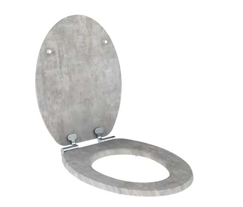 Wc-bril Naturo licht beton softclose