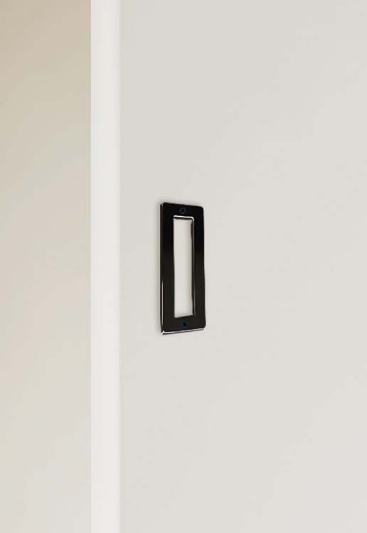 Poignée de porte noir mat steel 03 L=10cm