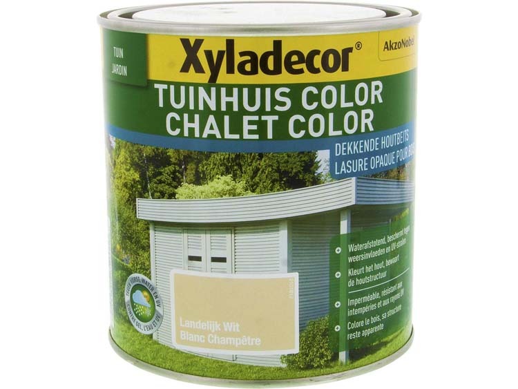 Xyladecor Color lasure bois chalet 1l blanc champêtre