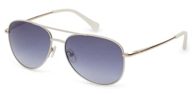 Des lunettes de soleil Ted Baker Ivoire et or