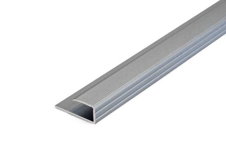 Eindprofiel Quick-Step alu 30x14x2700mm dikte 7-8 mm