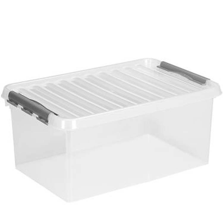 Q-Line box 45L transparant metaal 60x40x26 cm