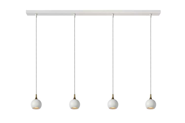 Lucide FAVORI - Suspension - 4xGU10 - Blanc