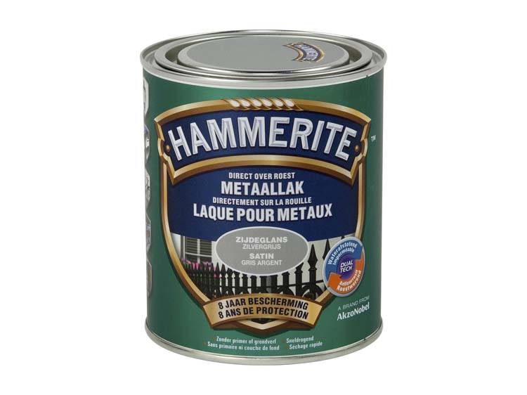 Hammerite laque satin 0,75l gris argent