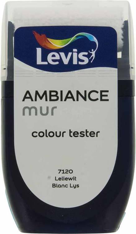 Levis Ambiance tester muurverf mat 30ml leliewit