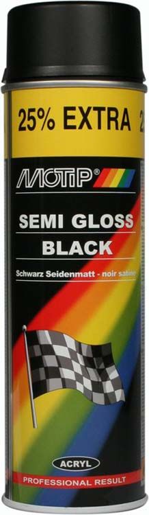 Motip noir acrylique satin 500 ml