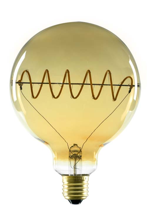LED lamp brigde globe - Plus Golden - 6W - 1900K - E27